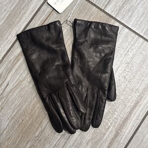 Portolano Brown Leather Gloves Size 7